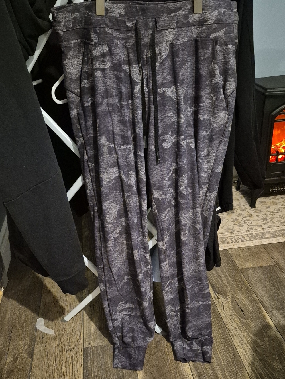 🍋 Lululemon Ready To Rulu Pant *Updated Incognito Camo HTR Black / Black Sz 8